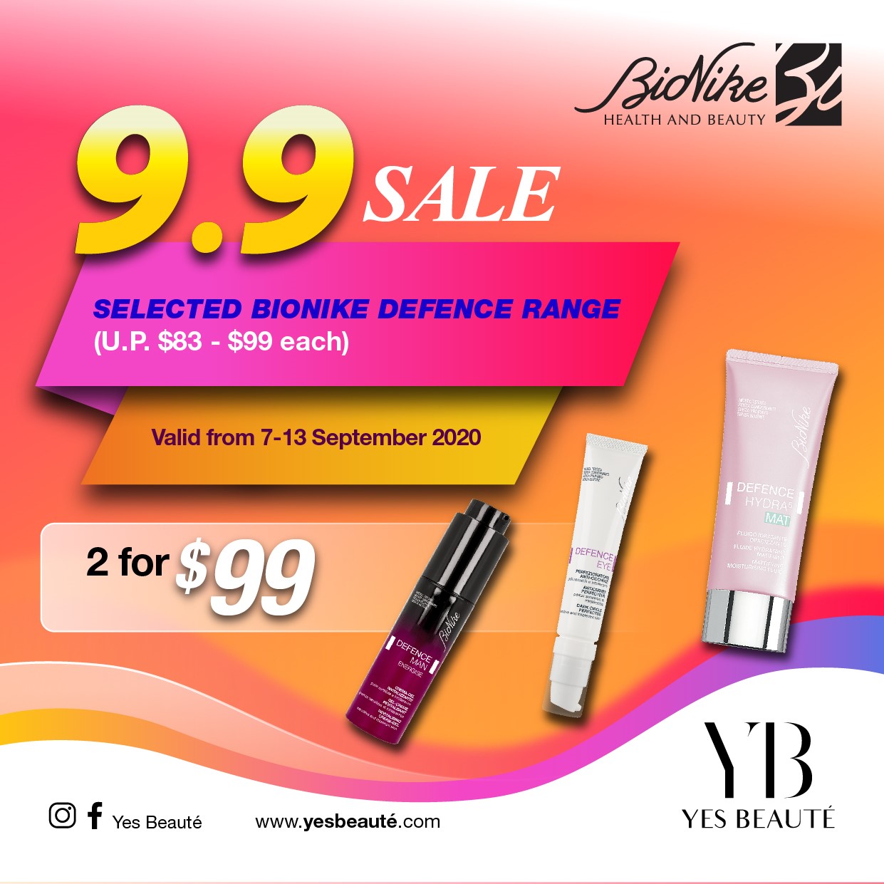 Yesbeaute 9.9 Sale