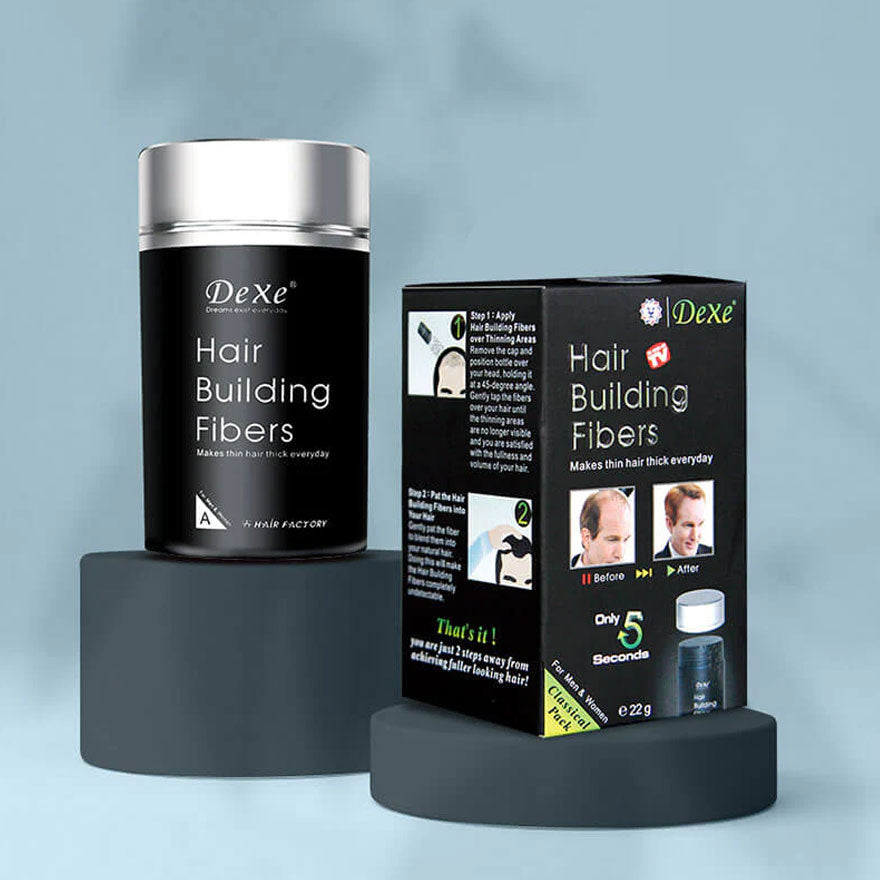 Dexe Hair Building Fibers (1 - Black)