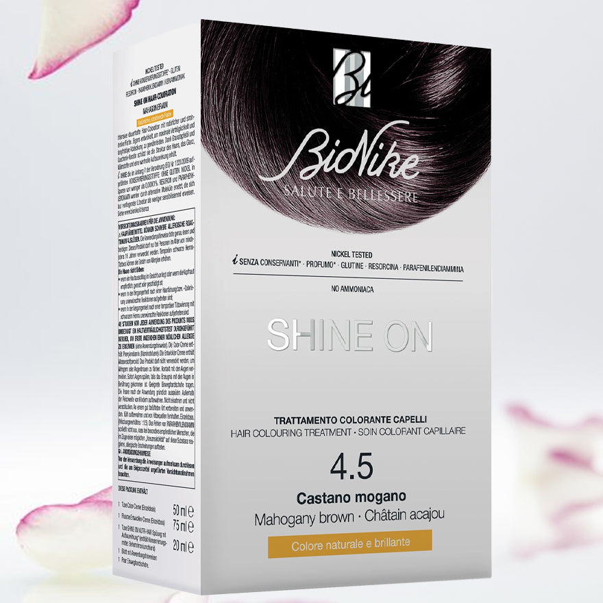 SHINE ON HAIR COLOURING TREATMENT (4.5 - MAHOGANY BROWN)