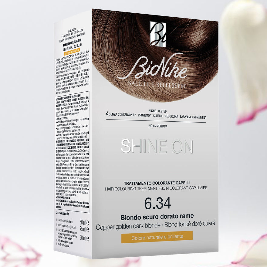 SHINE ON Hair Colouring Treatment (6.34 - Copper Golden Dark Blonde)