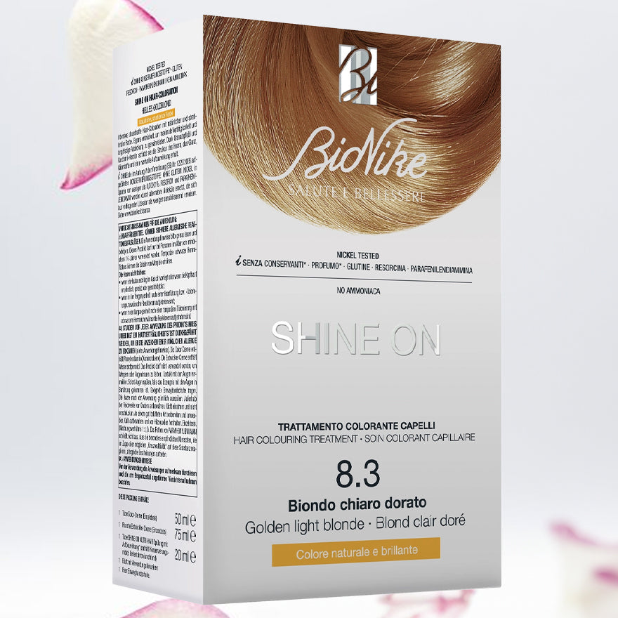 SHINE ON Hair Colouring Treatment (8.3 - Golden Light Blonde)