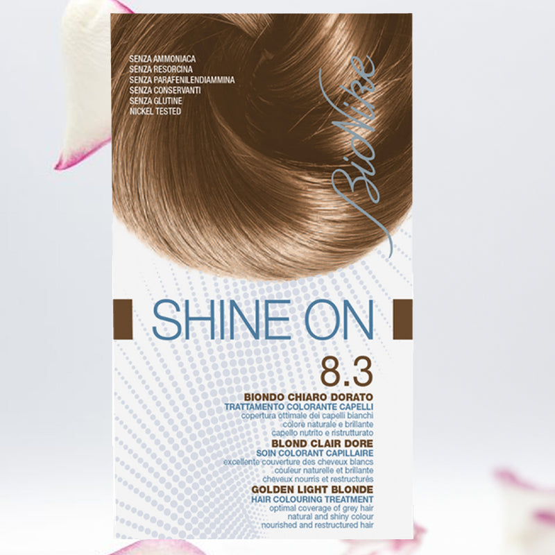SHINE ON Hair Colouring Treatment (8.3 - Golden Light Blonde)