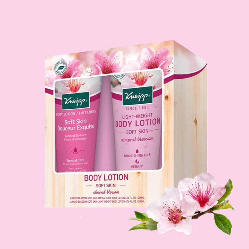 SOFT SKIN Body Lotion + Light Weight Body Lotion (Almond Blossom)